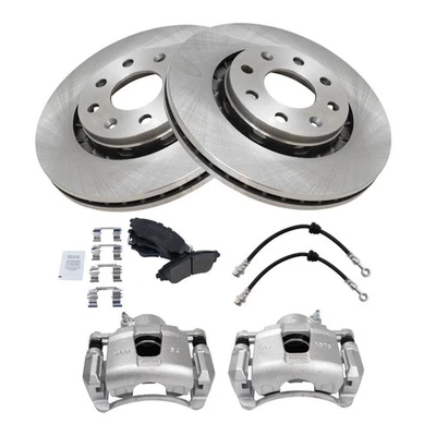 Front Brake Pad & Rotor Kit Fits 04-11 Chevrolet Aveo 07-11 Aveo5 09 Pontiac G3 - Image 1 of 4