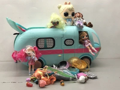 L.O.L. ¡Sorpresa! Cámper Glamper 2 en 1 + Lote de muñecas y accesorios OMG Foto 1 de 4