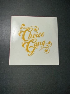 Music Choice Gang Cursive Sticker NEW - Picture 1 of 2