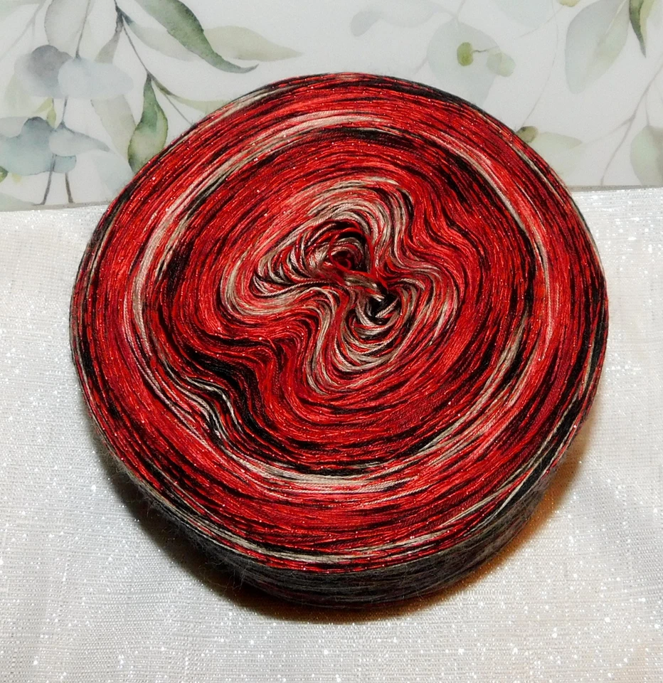 Bobbel Farbverlauf*Draculine*4fädig*360g=1300m*Häkeln*Stricken*Wolle*8712 - Bild 1 von 1