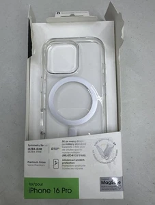OtterBox For IPHONE 16 PRO Symmetry CLEAR CASE +  Premium Glass With MagSafe - Picture 1 of 4