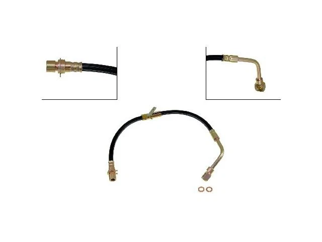 Manguera de freno delantera izquierda para GMC Jimmy 1992-1997 4x4 1993 1994 1995 1996 DH982KB Foto 1 de 1