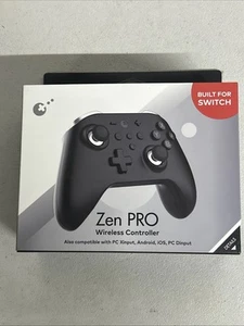 ZEN PRO Wireless Gaming Controller - Black New Switch PC XINPUT Android, IOS - Picture 1 of 2