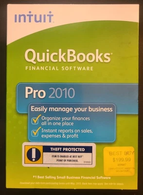 Intuit QuickBooks Pro 2010 Full US Retail Version - Image 1 of 4