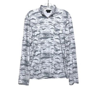 Pullover Kyodan Golf Horizon Performance Cuarto Cremallera Gris Nimbus Nubes Para Hombres S Foto 1 de 4