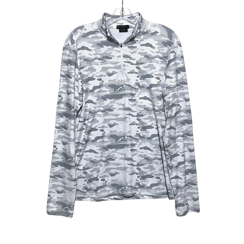 Kyodan Golf Horizon Performance Quarter Zip Pullover Gray Nimbus Clouds Mens S - Image 1 of 4