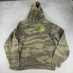 Spitfire Skateboard Bighead Thrashed Burnout Camo Hoodie Sweatshirt Small Y2k - Picture 1 of 13