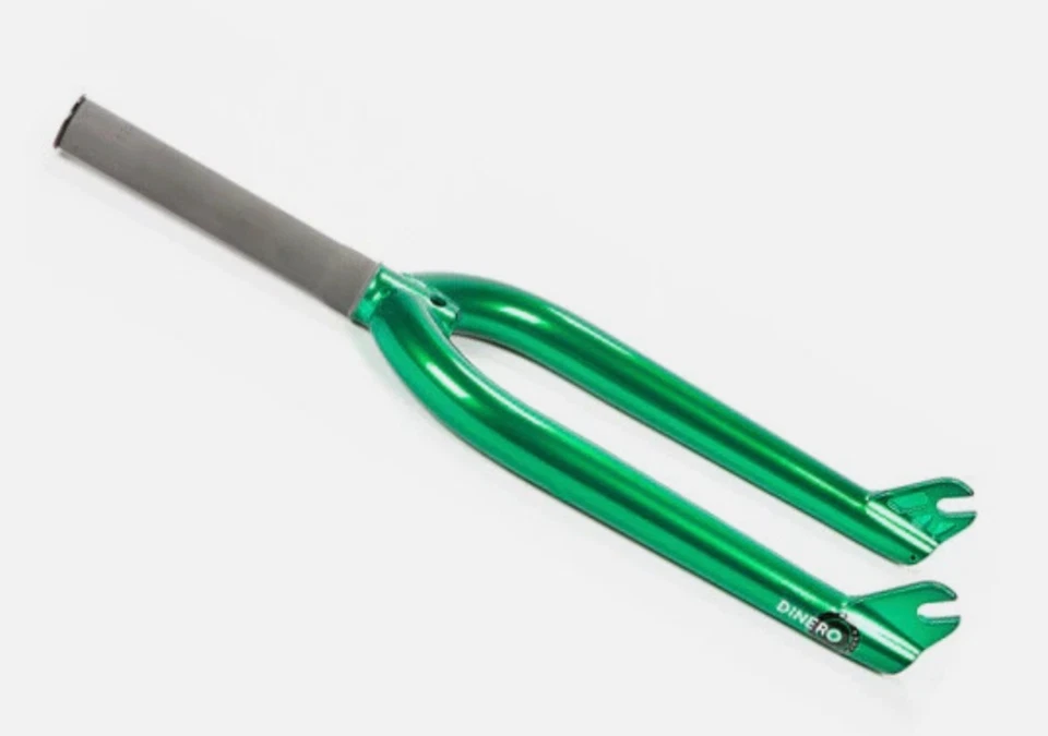 United BMX Dinero forks - 20"  - Metallic Green | full 4130 *rare* - Image 1 of 1