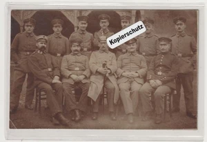 Soldaten  Uniform Offizier m.Pickelhaube Feldpost Res Lazarett Aschersleben 1916 - Picture 1 of 2