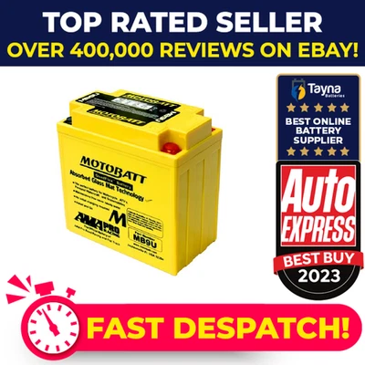 MB9U MOTOBATT Quadflex AGM Bike Battery 12V 11Ah - Image 1 of 4