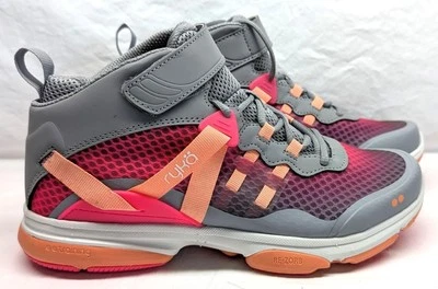 Women's Ryka Sleet Devotion XT Mid Training - Pink / Gray - Size 7.5 - New - Image 1 of 4