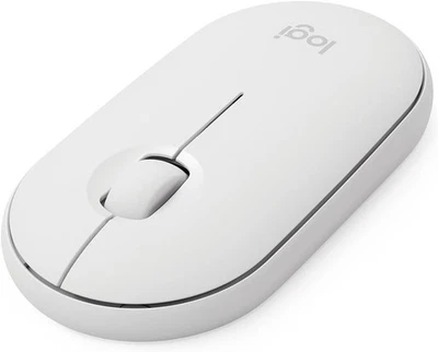 (DRAFT) Logitech Pebble Wireless Mouse - White bluetooth only NO RECEIVER/DONGEL - Image 1 of 2