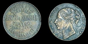 Meubles d'art Venedig Italien Medaille Victoria 1850er-1870er Medaille selten - Bild 1 von 3