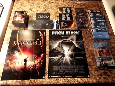 THE CHRONICLES OF RIDDICK TRADING CARD SET + ALL CHASE CARDS "LOOK AND READ" - Image 1 of 4