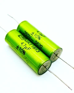 2 x Roederstein axiale ERO MKT 1813 4,7uF / 250V Audio Grade - NOS - Picture 1 of 2