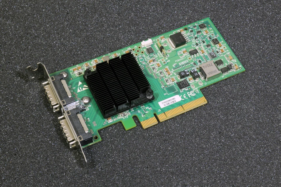 Mellanox MHGH29-XTC Dual 4X IB DDR Port InfiniBand PCIe Low Profile Adapter Card - Image 1 of 1