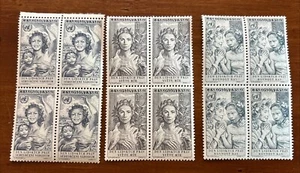 Czechoslovakia 1959 Human Rights set of 3 blocks of 4, 905-907 Mi 1124-1126 MNH - Picture 1 of 1