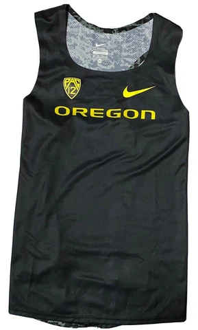 Oregon DUCKS Track & Field PE TEAM ISSUED Nike PAC-12 TANK TOP  Black Womens XS Cover