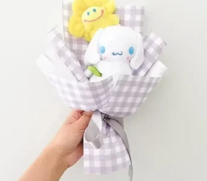 SANRIO HELLO KITTY CINNAMOROLL PLUSH BOUQUET BIRTHDAY GIFT MOTHER DAY BRIDESMAID - Picture 1 of 1