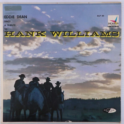 Eddie Dean Sings A Tribute To Hank Williams - 1958 Mono Country LP Design DLP 89 - Image 1 of 4