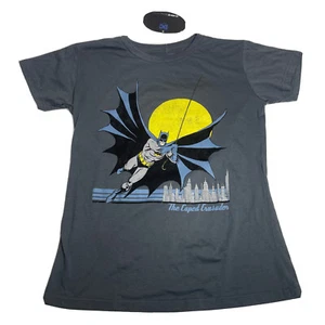 Batman Boys' Shirt Scratch Art Bat Logo Symbol Kids Youth T-Shirt Tee Large - Picture 1 of 13