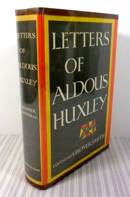 Письма Олдоса Хаксли 1969 Заявлено Первое США Edition HC/DJ отличное состояние - Изображение 1 из 4