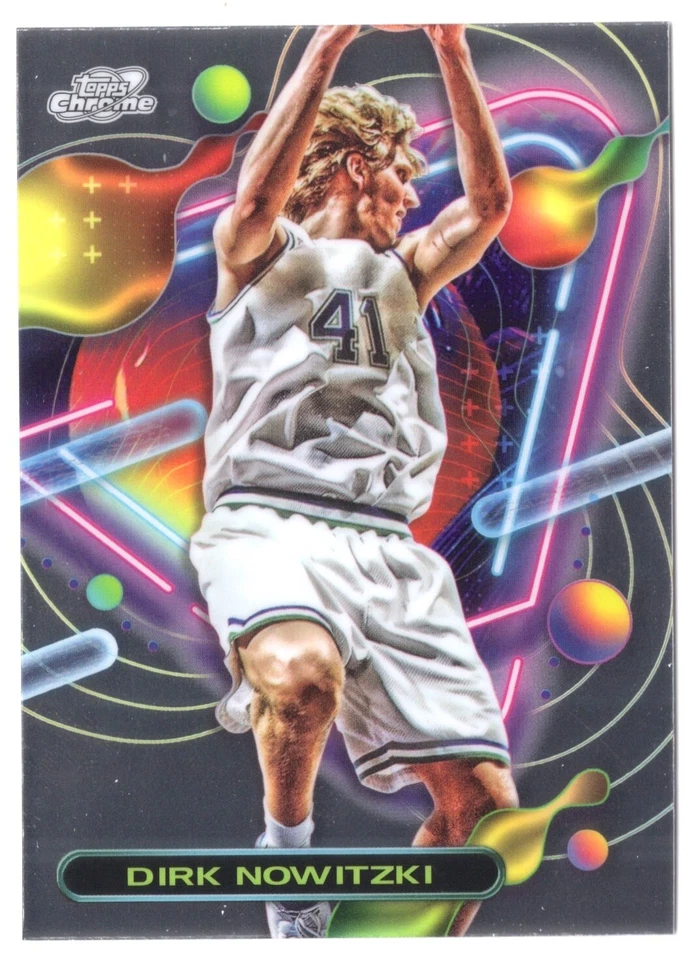 Dirk Nowitzki 2023-24 Topps Cosmic Chrome #32 Dallas Mavericks - Image 1 of 1
