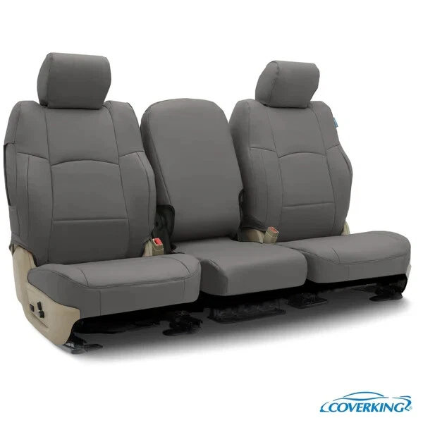 Fundas de asiento de auto delanteras Honda Element 2004 2005 2006 ajuste personalizado cuero gris Foto 1 de 4