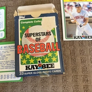 1988 Topps KayBee SUPERSTARS of BASEBALL Complete 33 Card Set MLB - Picture 1 of 11