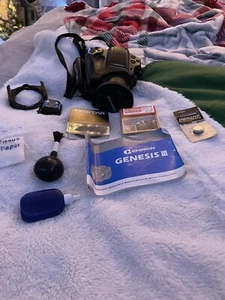 Chinon Genesis III Macro Zoom 38-110mm Point & Shoot 35mm Film Camera Working - Picture 1 of 6