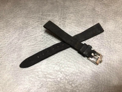 FREE SHIPPING! 70'S OLD UNUSED ROLEX 12MM WATCH SUEDE STRAP WITH 10MM SS BUCKLE - Image 1 of 4