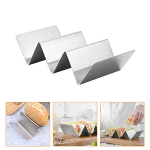 2pcs Taco Serving Rack Taco Stands Burritos Stands Cooling Drain Tray - Picture 1 of 12