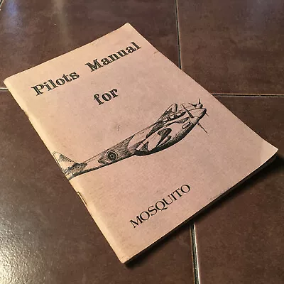 1950 de Havilland Mosquito FB6 Pilots Flight Instruction, POH Type Pilots Notes - Imagem 1 de 4