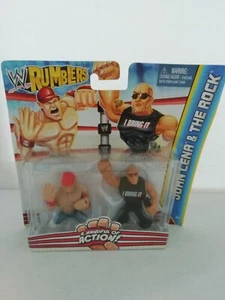 wwe rumblers john cena & the rock mattel 2011 - Imagen 1 de 6