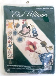 Elsa Williams Crewel Embroidery Kit 00403 GARDNER BELLPULL  Jacobean Floral - Picture 1 of 3