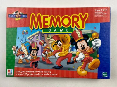 Vintage 1998 Mickey Mouse Memory Game by Milton Bradley COMPLETE! EUC - Image 1 of 4