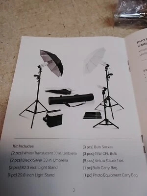 Limo Studio, 700W Output Lighting Series, LMS103, Soft Continuous Lighting Kit - Image 1 of 4