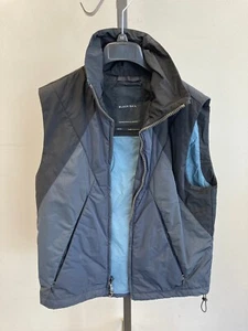 Very rare $950 Black Sail by Nautica Limited Edition Vest in black sz M - Picture 1 of 8