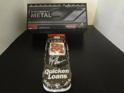 ryan newman  AUTOGRAPHED SIGNED 1/24 brushed metal quicken loans Global COA - Image 1 of 4