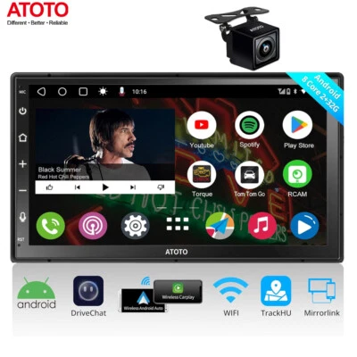 ATOTO A6 7" Android Autoradio Navi 2DIN ChatGPT-AI Wireless Carplay+Telecamera - Immagine 1 di 4