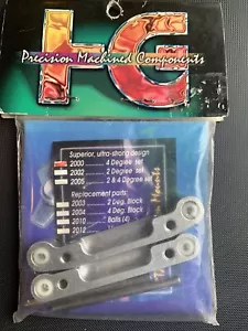Vintage Hammad Ghuman 2000 A-arm Mount 4 degree Set For Losi GTX Rc Car Parts - Picture 1 of 1