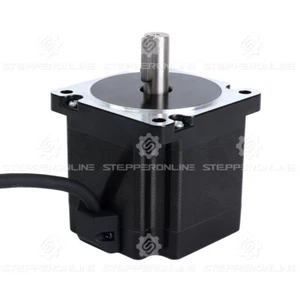 Motor paso a paso STEPPERONLINE Nema 34 4.8Nm Φ14mm ranura de cuña eje 1m cable 86x80mm - Imagen 1 de 5