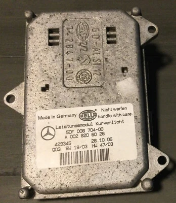 OEM Mercedes Xenon Headlight AFS Control Module 5DF 008 704-00 / A 002 820 60 26 - Image 1 of 4