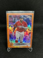 2022 Topps Chrome XANDER BOGAERTS LogoFractor ORANGE 25/25 REFRACTOR Red Sox