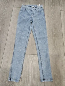 H&M Soft Stretchy Blue Denim Jeggings Pants size 10/11 - Picture 1 of 6