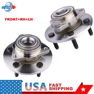 Cojinete de cubo de rueda delantera 2 piezas para Dodge Ram 1500 2002-2008 4x4/tracción trasera 2x2 H515072 - Imagen 1 de 11