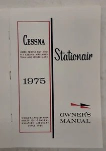 Cessna 1975 Model U206F Stationair Owner's Manual-Reproduction - Picture 1 of 24