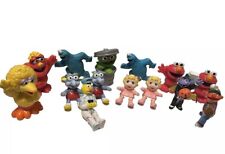 Lot of 14 vintage Sesame Street figures