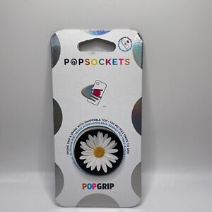 PopSockets PopGrip Expanding Stand and Grip with Swappable Top - White Daisy