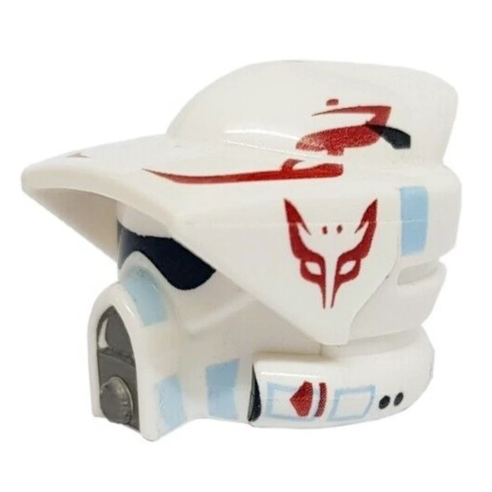 Lego Star Wars ARF Elite Clone Trooper minifigura capacete vermelho - Imagem 1 de 1